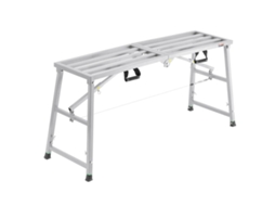 Plataforma De Trabalho Portátil Vevor Carga 360 Kg 1450 X 495 X 700 Mm Prata