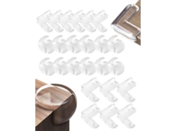 Pacote Com 24 Protetores De Canto Seguros Para Bebês, Borda De Segurança De Silicone Slowmoose
