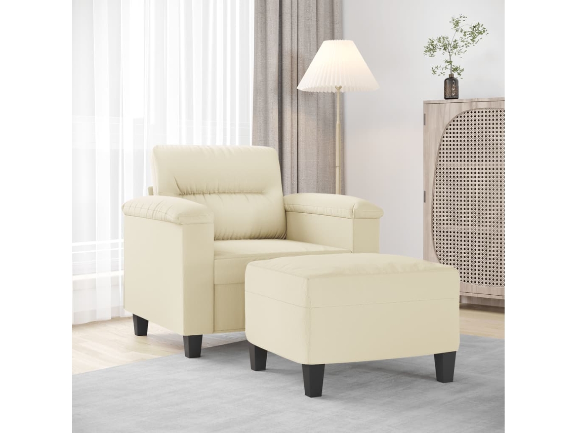 Poltrona de Sala com Apoio de Pés HARLANV1 (60 cm)