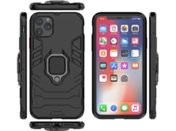 Capa iPhone 11 Pro Militar Ring Anti-Impacto Defender Preto