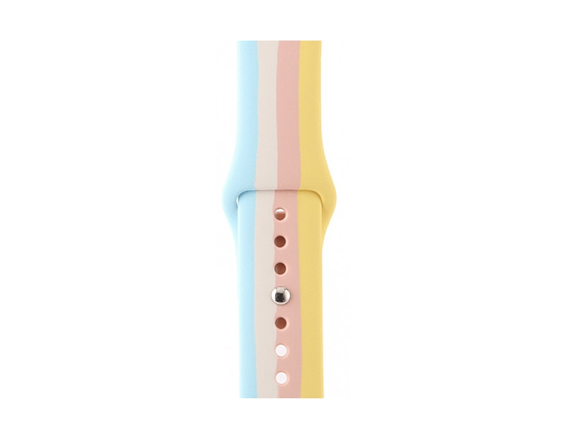 Bracelete Smoothsilicone Rainbow para Apple Watch Series 9 45Mm