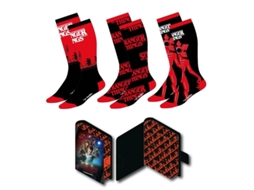 Pack Meias 3 Peças Stranger Things Tamanho 38/45