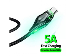 Cabo Dados Carregamento Linha Rápido Led