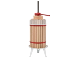 Prensa Para Fruta E Vinho Com Saco De Pano 30 L Carvalho Lovely Home