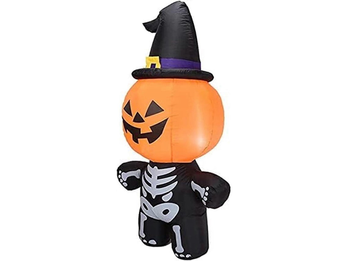 Decoração De Halloween Fantasma Inflável Abóbora Inflável De Halloween 1,5m Decoração De Halloween Fantasma Inflável Ly Ebike