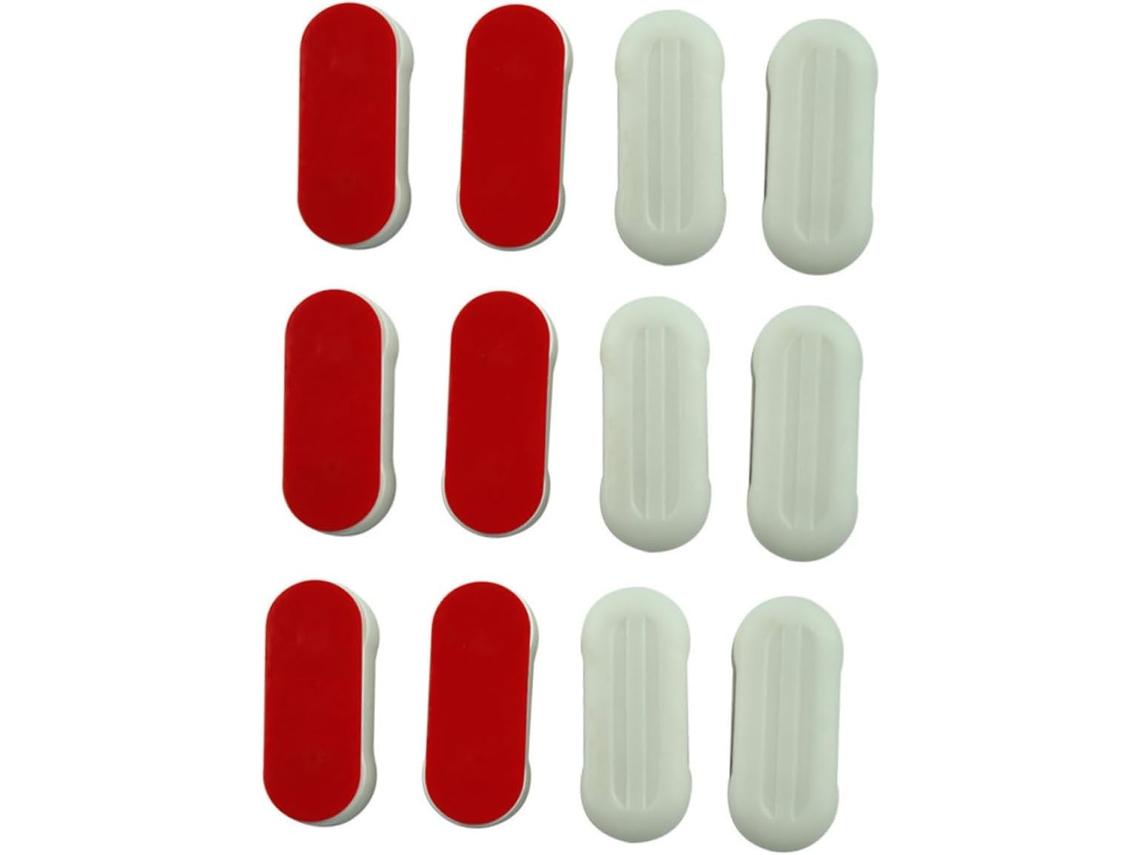 Kit De 12 Peças Protetores Adesivos Para Assento Vaso Sanitário Yardenfun, Para Reparo E Proteção Da Tampa