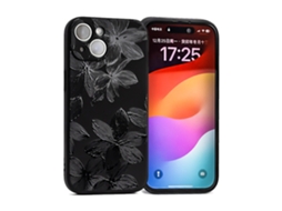 Capa Para Iphone 17 Pro Max Com Estampa Nº 4 De Coração Laqueado Fosco E Pintura Suave.