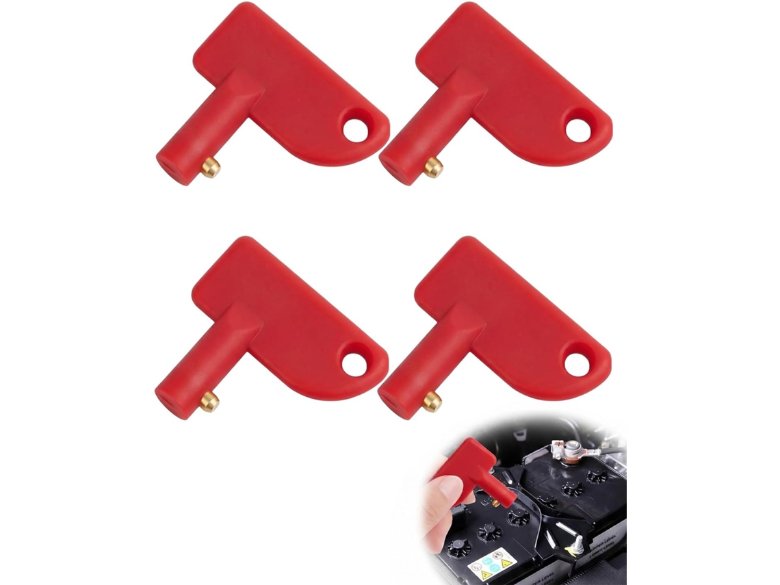 4 Pack Battery Key Blade Type Secure Lock For Auto, Truck