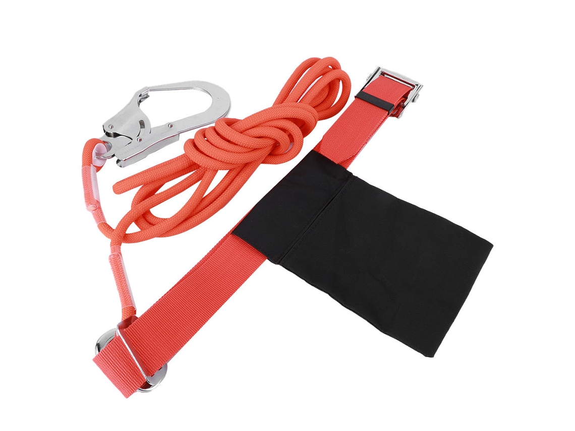 Cinto de Segurança para Escalada com Gancho Grande e Corda 5m AQUAFORGE