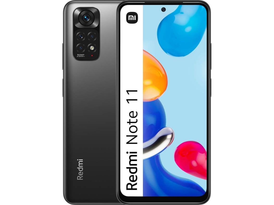 Smartphone XIAOMI Redmi Note 11 (6.43'' - 4 GB - 128 GB - Cinzento)