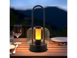 Nettlife Candeeiro De Secretária Portátil Led, Candeeiro De Cabeceira Sem Fios, Regulável De 1800 K A 6500 K, Com Memória, Recarregável Via