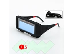 Óculos de Solda com Regulagem Automática de Iluminação e Design Ergonômico S/MARCA