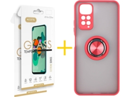 Capa + 2 Películas para Xiaomi ACCETEL Vermelho