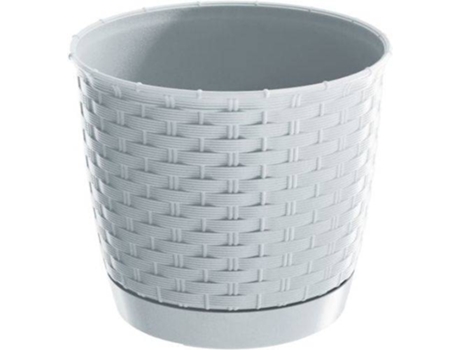 Vaso  Ratolla Round (Branco - 19 x 19 x 16.5 cm)
