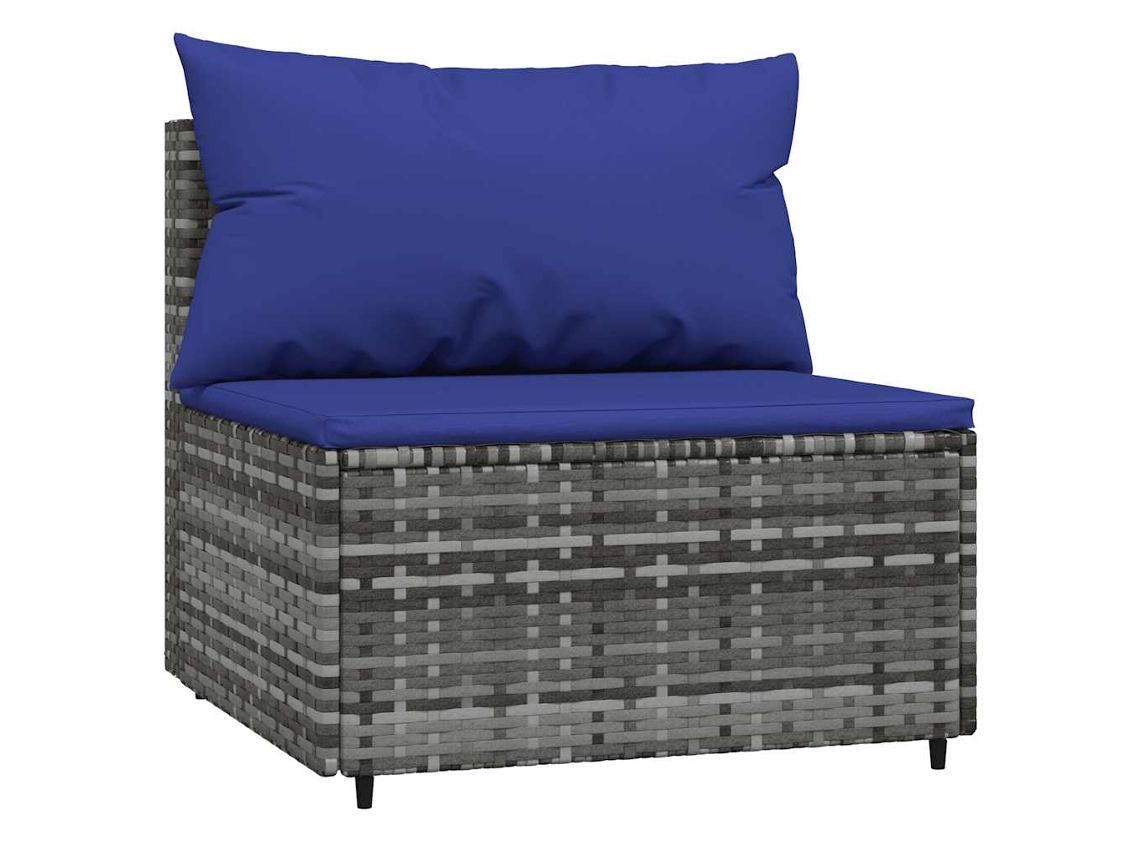 Middle Sofa, Middle Sofas Vidaxl Cinzeto Rattan / Vime (n/a)