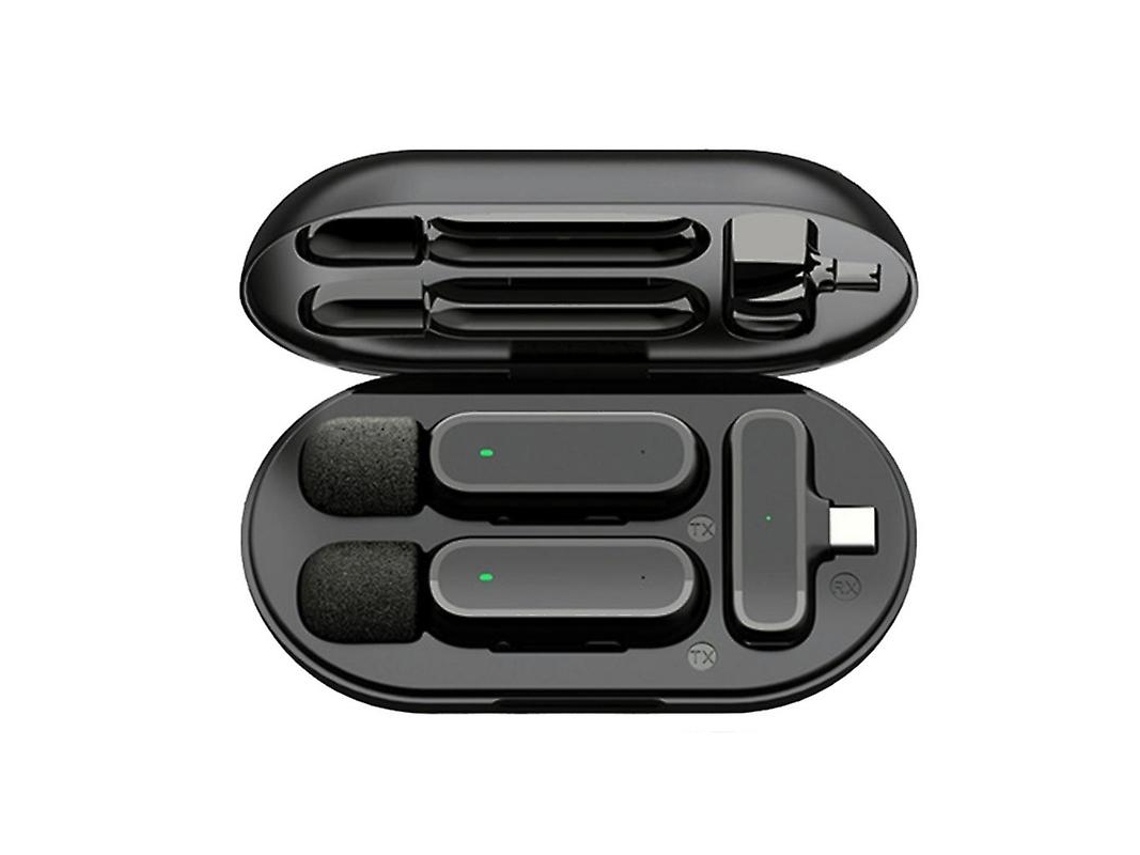K63 Um Ou Dois Microfones De Lapela Sem Fio, Especificação Interface Tipo C Aquaforge