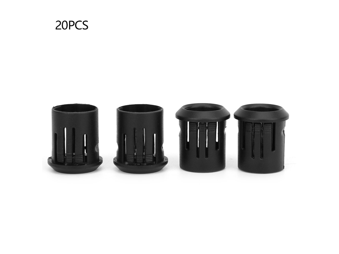 Apoio para Diodos LED de Plástico com Mangueira Longa (10mm) 20 Peças