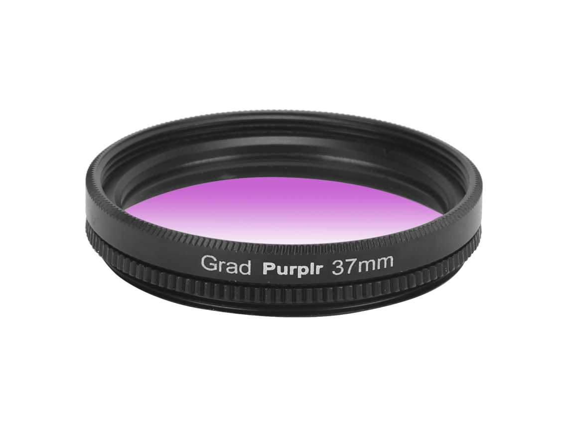 Filtro De Lente Gradiente De Cor 37mm Revestimento Multicamada Impermeável Compatível Com Câmeras Canon
