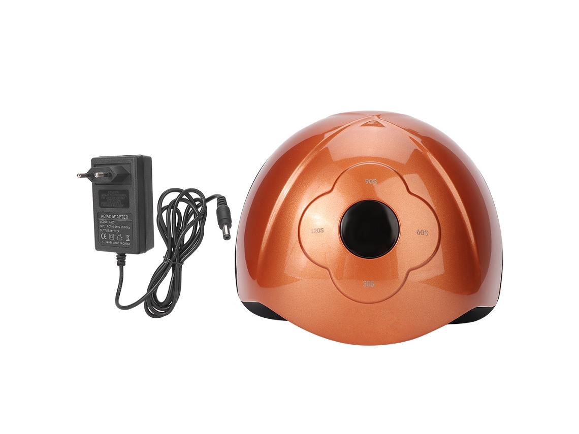 Lâmpada de secagem profissional UV LED de 90 W para esmalte em gel e máquina de cura de unhas.