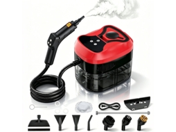 Limpador a Vapor Portátil 1800w 3 Bar, 6 Ajustes, Depósito 1l com 3 Acessórios YADIMI