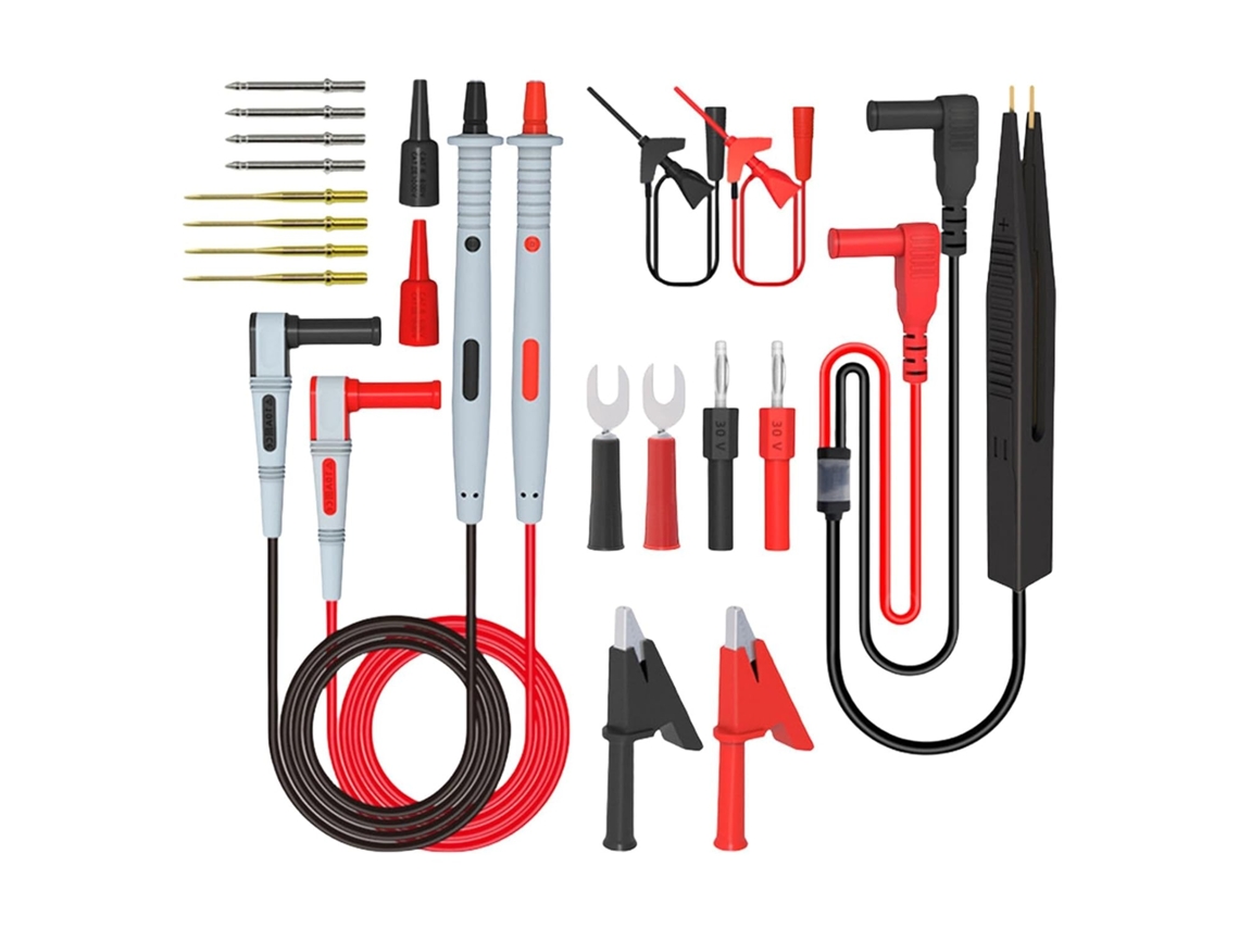 Kit de Teste Profissional 21 em 1 para Plugues Banana CHABERLU