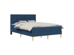 Estrutura de Cama com Colchão Azul MAISON EXCLUSIVE (120x190 cm)