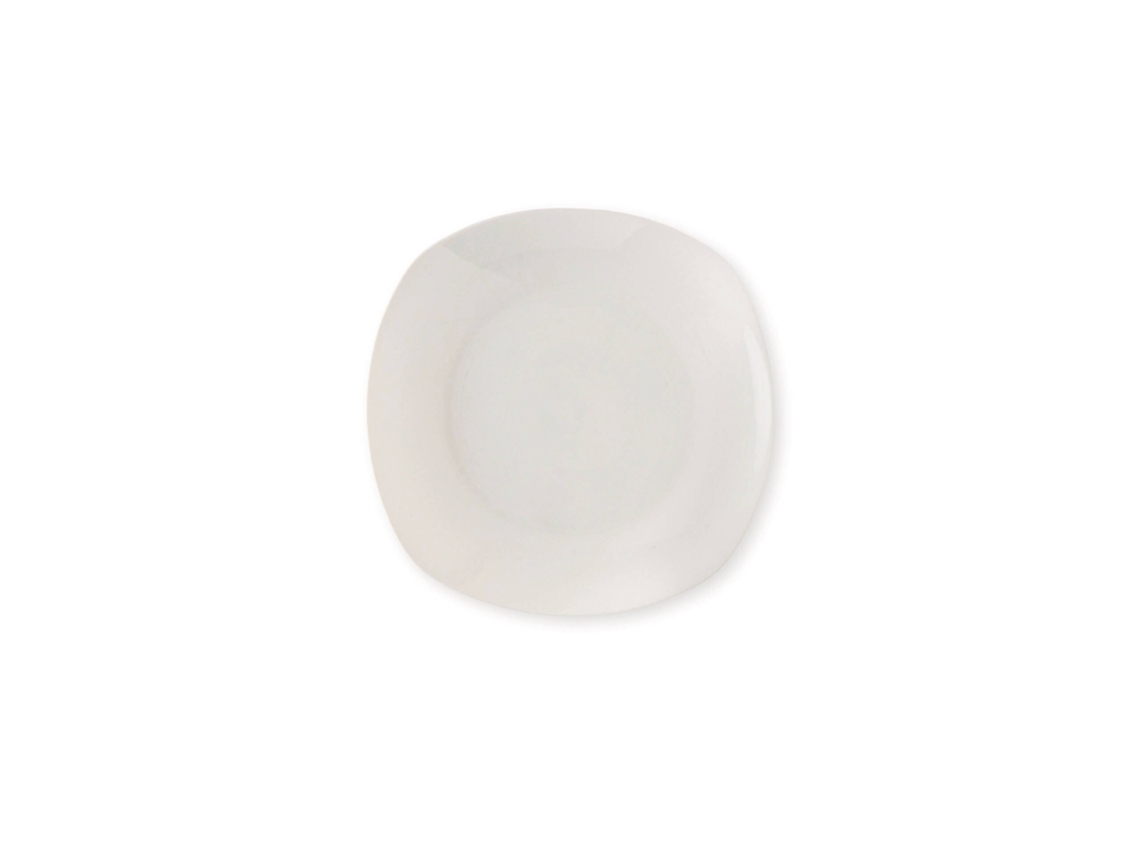 Conjunto 4 Pratos Sobremesa 19cm Branco Coimbra KASA 1 un