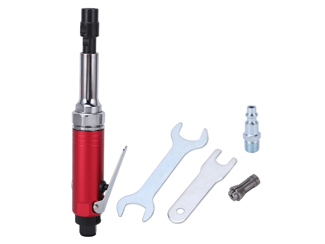 Retificadora pneumática de alumínio de 20.000 rpm com pinças de 3 mm e 6 mm, ferramenta de retificação pneumática estilo americano