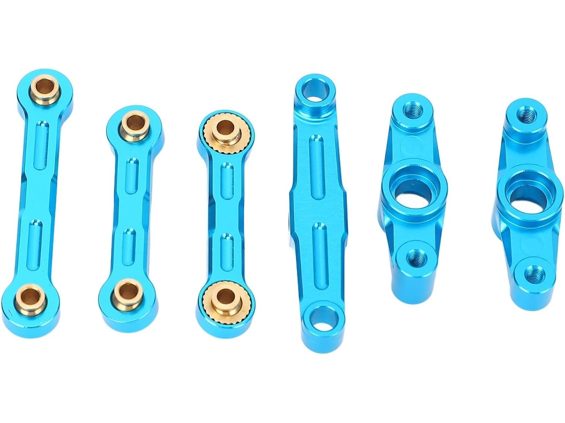 Conjunto de Articulação da Direção para Carro Rc Tt02 Braço de Ligação Reforçado em Liga de Alta Resistência SFUSHOS