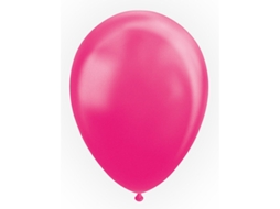 Balões WEFIESTA Metálicos Rosa Intenso Perolizado 30 Cm