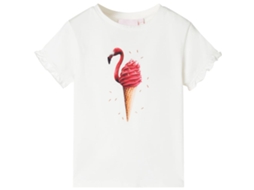 T-shirt Infantil Cor Cru 140