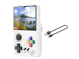M19 Console De Videogame Retrô 128g, Portátil, Clássico, Nostálgico, Console De Jogos 3d, Joystick Até 25 Simuladores B Hengjian