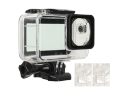 Action Camera Waterproof Case 40m 131ft Triple Fold Buckle Dustproof Sport Camera Diving Housing For Osmo Action 4 3 LAXISCREED