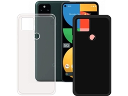 Capa Protetora para Google Google Pixel 5A 5G HONGWE. Textura Macia Premium Transparente