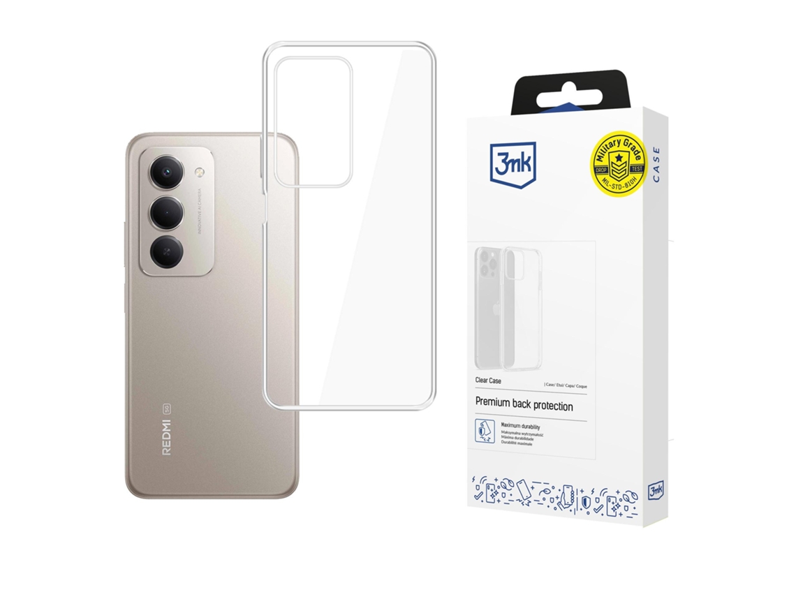 Capa Transparente 3mk Para Xiaomi Redmi 15 4g 5g - Capa Protetora Transparente Para Celular.