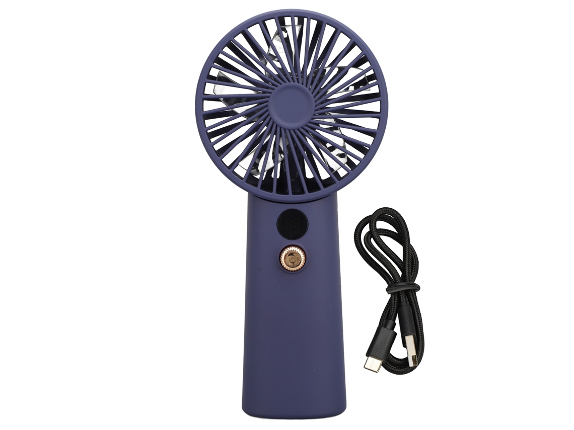 Ventoinha Portátil 12v Sem Escovas Bateria Azul Escuro