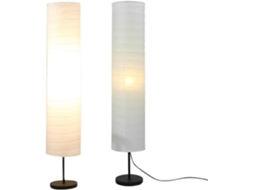Luminária De Chão Papel Arroz, 94cm 37 Polegadas, Com Suporte Dobrável Para Lâmpada, Cúpula De Reposição, Luz Suave