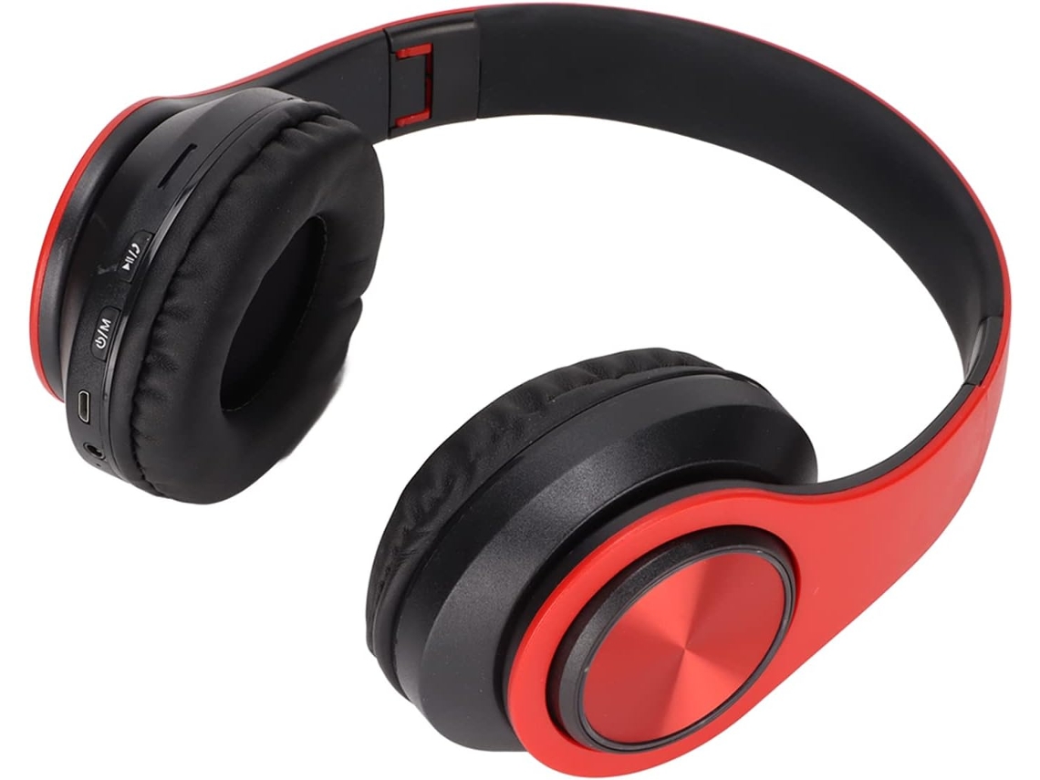 Fone De Ouvido Sem Fio, Supra Auricular, Dobrável, Bluetooth, Com Graves Potentes, Ideal Para Jogos, Viagens, Pc E