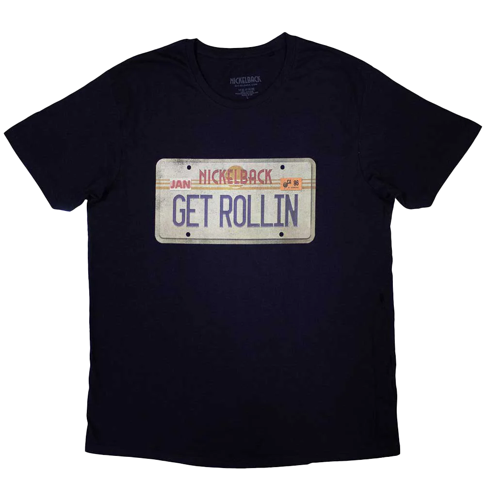 Nickelback Get Rollin Tour T-shirt Unisex Rockinstone Size:m