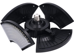 Luminária De Led Para Garagem, 120w 11000lm, Luz Branca Deformável,