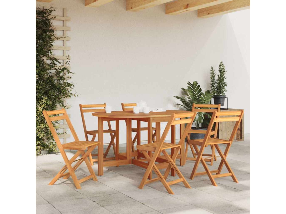 Vidaxl Mesa De Jardim 130x90x72 Cm Madeira De Acácia Maciça