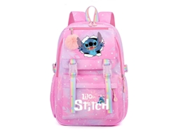 Mochila Escolar, Desenho Animado, Grande Capacidade, Rosa, Aulas, Bolsa Ombro