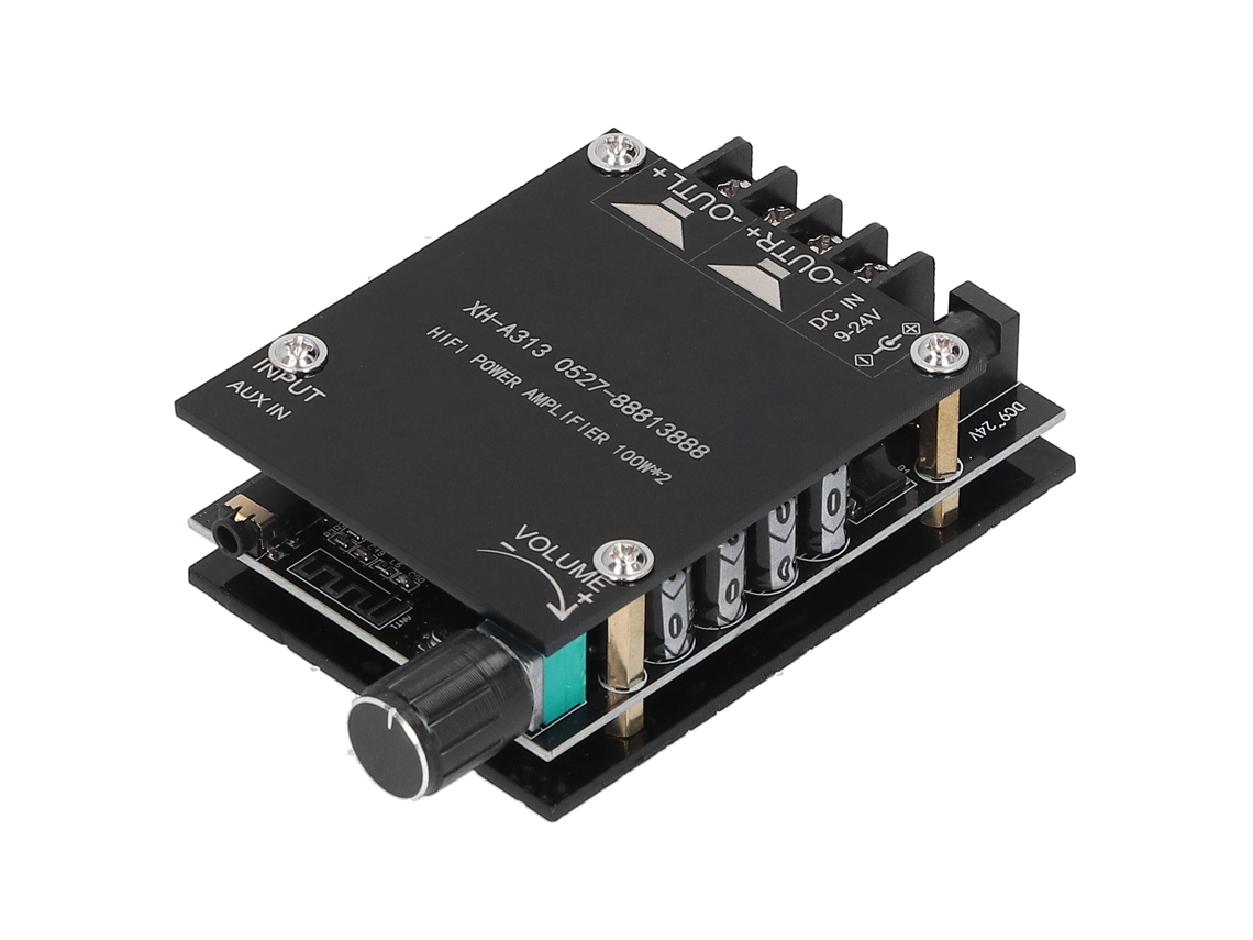Placa de amplificador de potência com dois chips Bluetooth digital de alta potência XH A313 HKJ