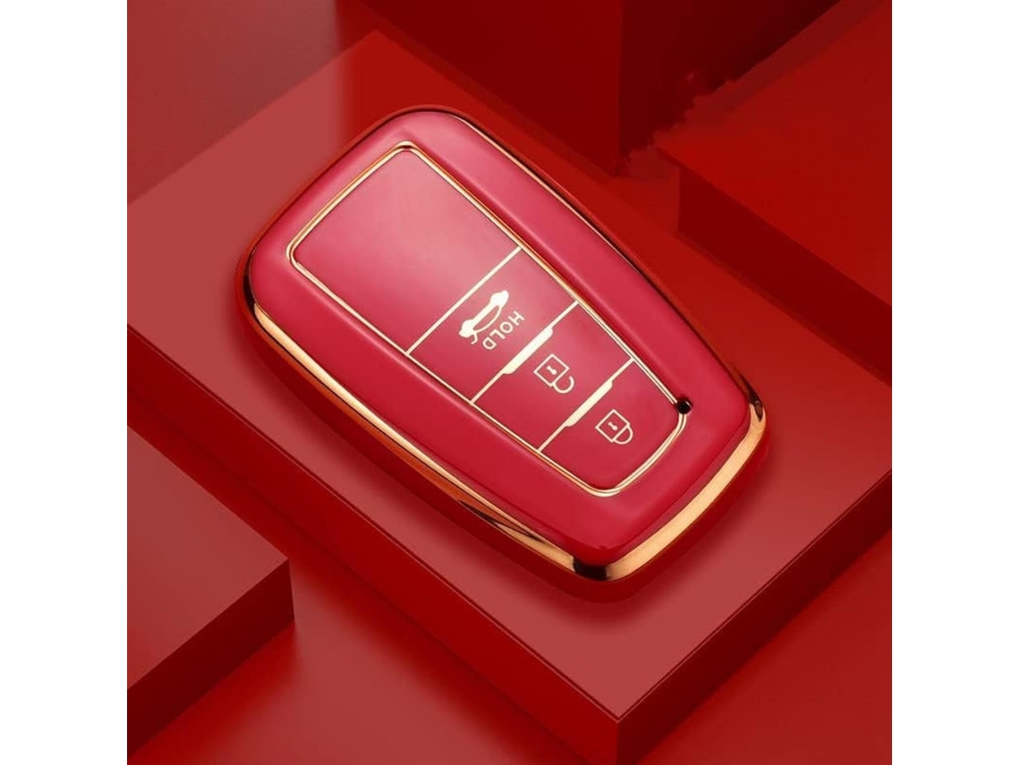 Capa Protetora De Tpu Para Chave Carro Prius Camry Corolla C Hr Chr Rav4 Prado Acessórios Chaveiro