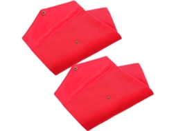 Conjunto de 2 Estojos Alipis para Escrituras Sagradas, em Veludo Vermelho, Capa Protetora Bíblias e Textos Bud