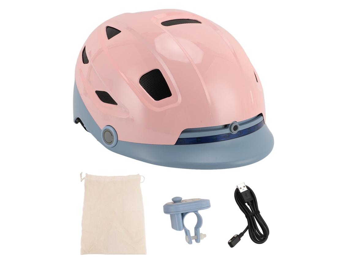Capacete De Bicicleta Bluetooth Com Sinais De Virada