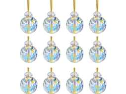 Bolinhas de Vidro Cristal Ab Mini para Árvore de Natal 0.87" Nova LINE