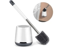 Escova com Suporte para Sanitário, de Silicone AQUAFORGE
