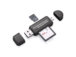Leitor De Cartões, Lê Cartão Micro Sd, Lê Cartão Sd