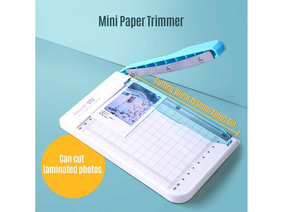 Cortador de Papel Mini Guillotina 6 Polegadas 10 Folhas com Linha de Grade S/MARCA